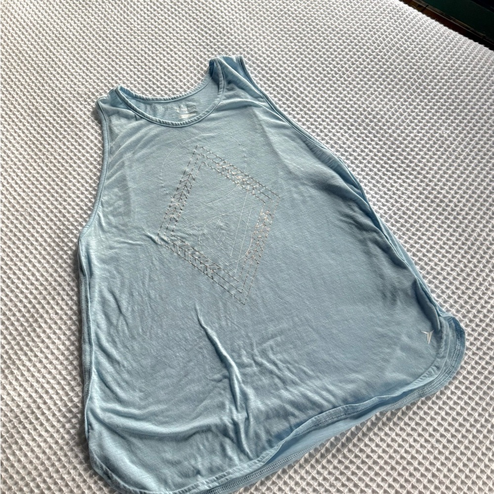 Old Navy Active Sky Blue Tank Top